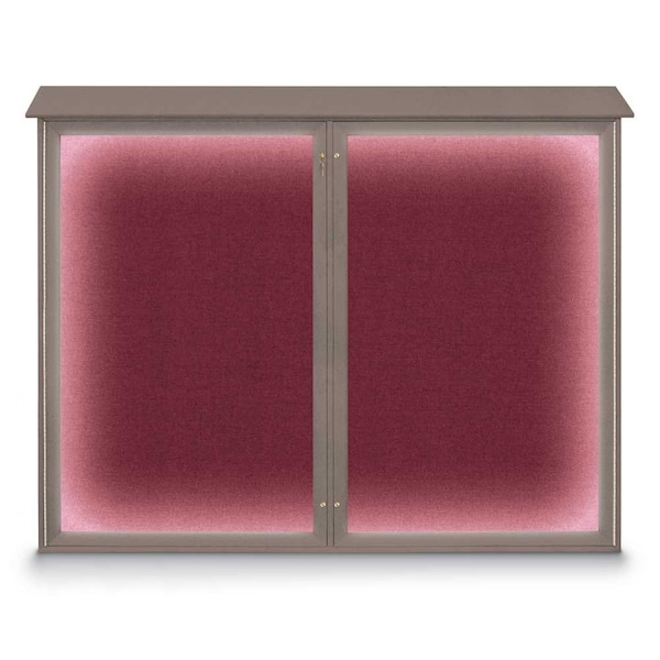 Triple Door Enclosed Indoor Letterboard